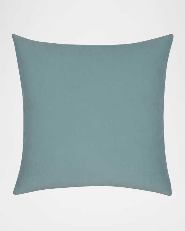 Lush Velvet Corded Indoor/Outdoor Pillow, 20" Square
